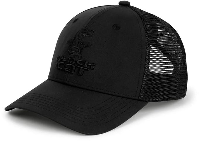 Black Cat Black Trucker Pet Zwart