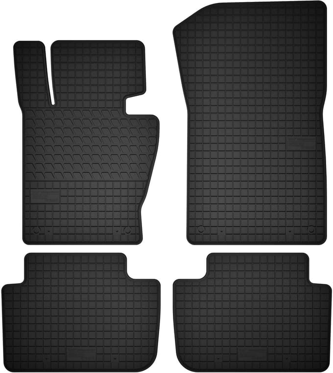 Wielganizator SolidTread Serie - Rubber Automatten - BMW X3 E83 - Zwart - 4 stuks