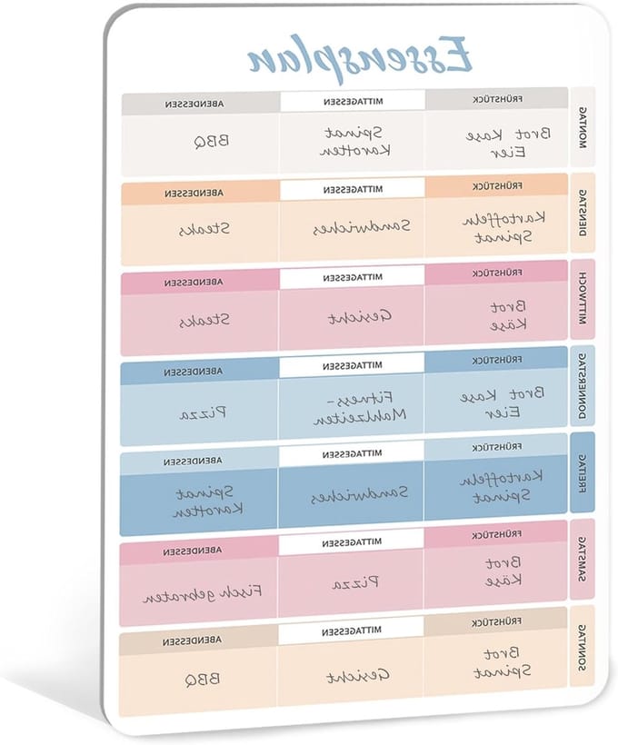 Wekelijkse planner met uitwisbare pagina's voor optimale organisatie en planning