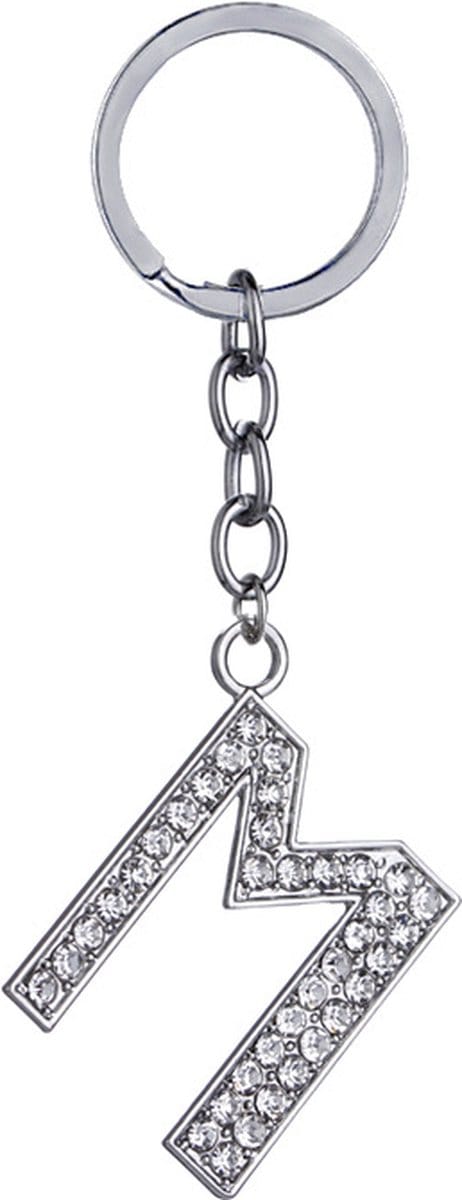 Bixorp Sleutelhanger met Letter M - Best Friends BFF Cadeau voor haar / hem