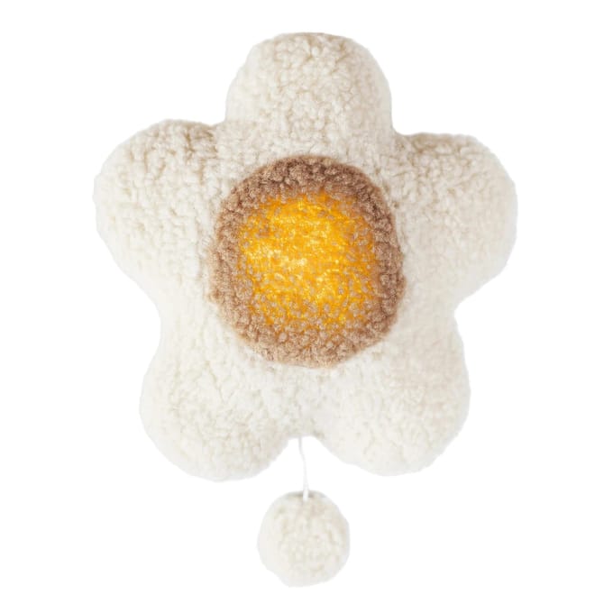 Mrs Ertha muziekdoosje met licht Flower