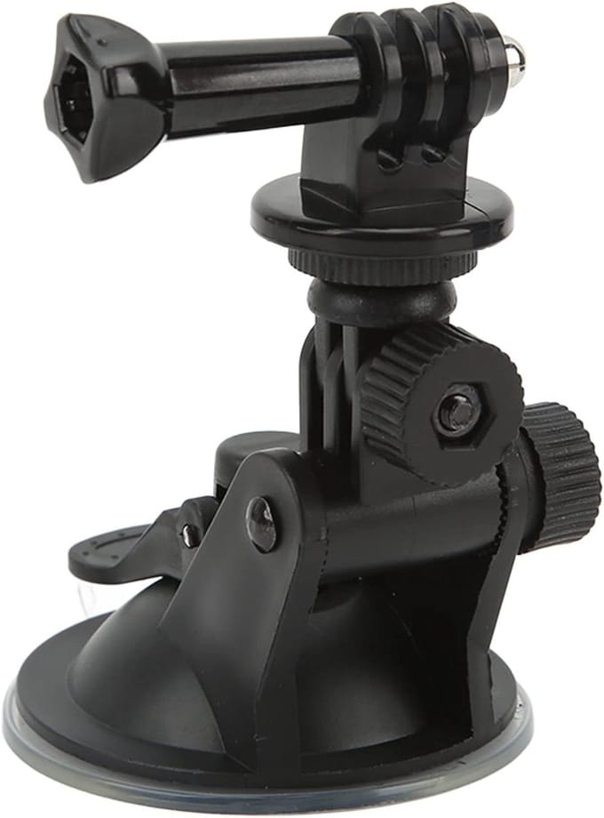Solidchoice - Zuignap Auto Houder voor Actiecamera's, Compatibel met GoproHero