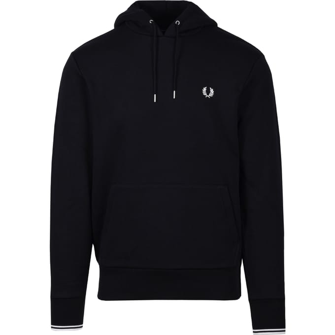 Hooded sweatshirt met bies Fred Perry