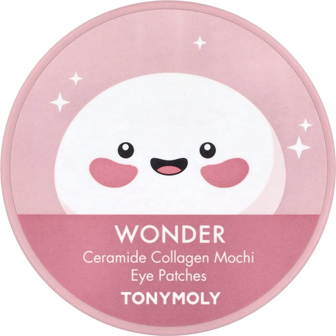 TonyMoly Wonder Ceramide Collageen Mochi Oogpleisters, 60 Pleisters white