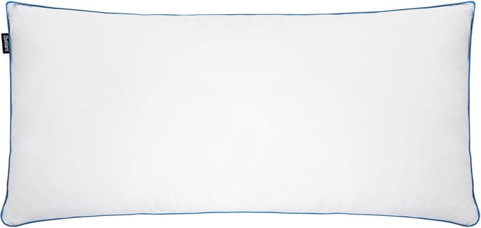 ANETO - Hoofdkussen 3 vakken - Wit - 40 x 80 cm - Laag - Eendenveren