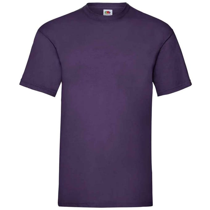 Fruit of the Loom Heren Valueweight T-Shirt (Paars)