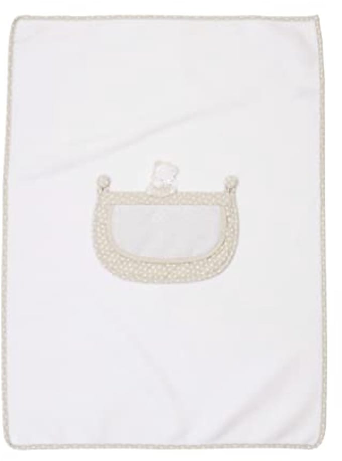 Zachte fleece babydeken 60 x 80 cm, taupe