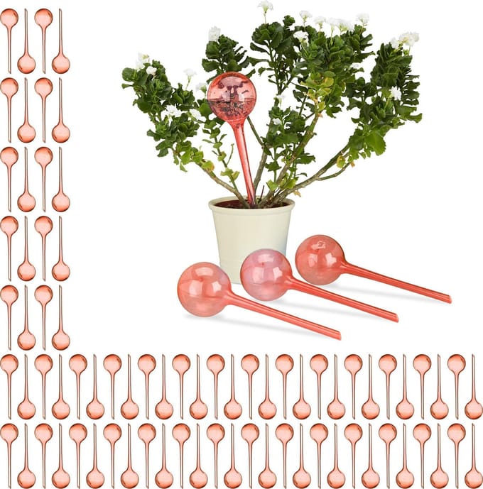 80 x waterdruppelaar - watergeefsysteem - plantbewateringssysteem - rood