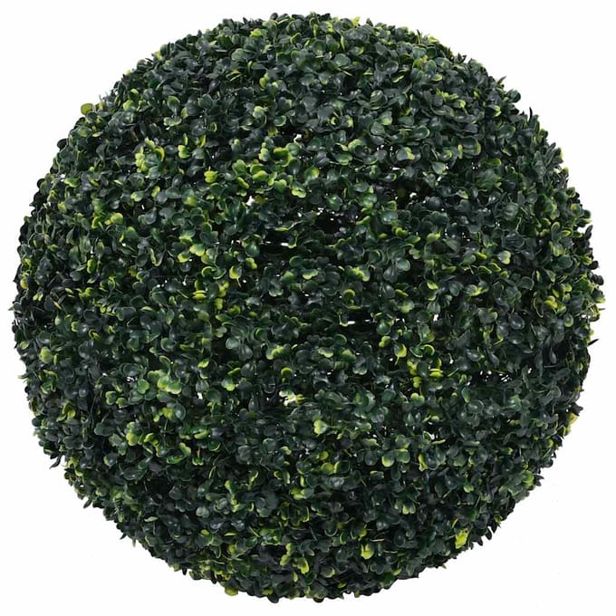 AORTA Kunstmatige Buxusballen - 52 cm, groen, 2 stuks