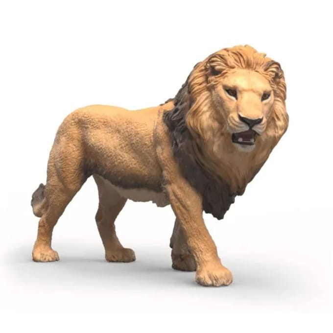 Schleich Afrikaanse leeuw speelgoedfiguur - realistisch wild dier.