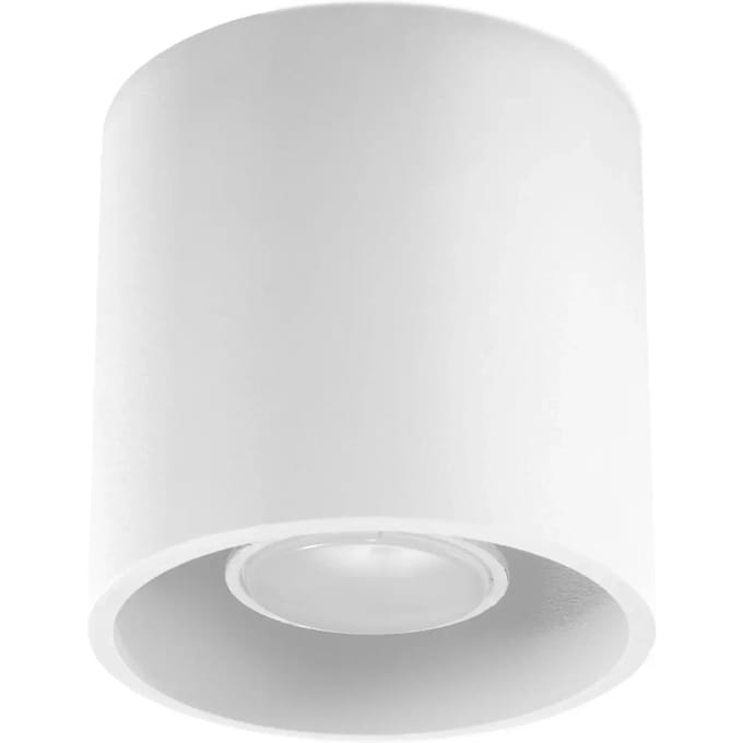 Sollux Lighting Plafondlamp Orbis - GU10 - wit - aluminium - 10x10x10cm