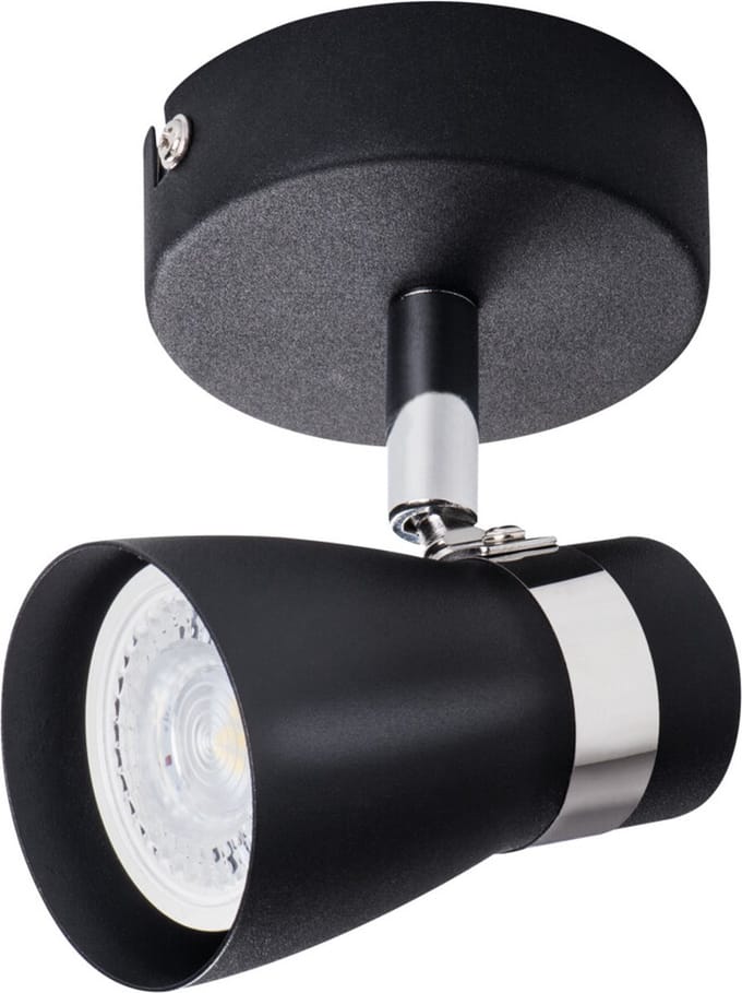 ENALI 1 - wandlamp - plafondlamp spot - incl LED - zwart