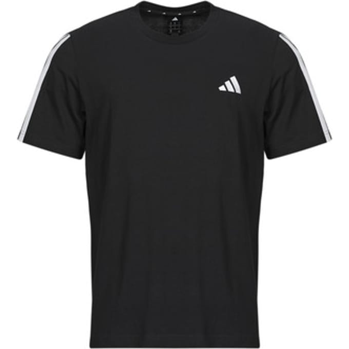 Adidas 3 Stripes T-shirt Met Korte Mouwen Zwart XL / Regular Man