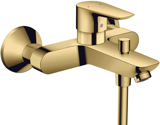 Hansgrohe Talis e Badkraan - met omstel - met koppelingen - thermostaat - glans goud