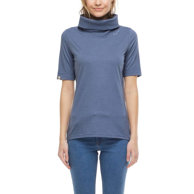 Dames turtleneck katoenen T-shirt Ragwear Lektra