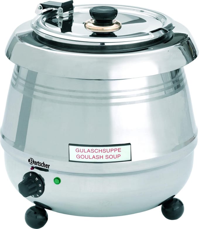 Soeppan De Luxe - 9 Liter - RVS - Bartscher 100058