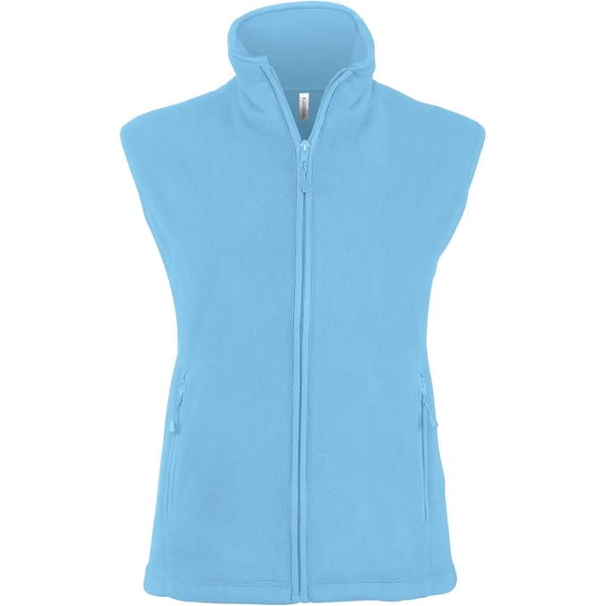 Kariban Bodywarmer van microfleece dames K906 - Tropical Blue - S