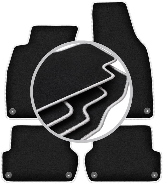 CARLUX-SILVER automatten voor: Seat Exeo sedan, stationwagen (2008-2015)