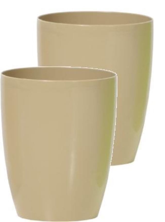 Bloempot Rond Duow 16cm MOKKA Prosperplast / 2 STUKS ! /