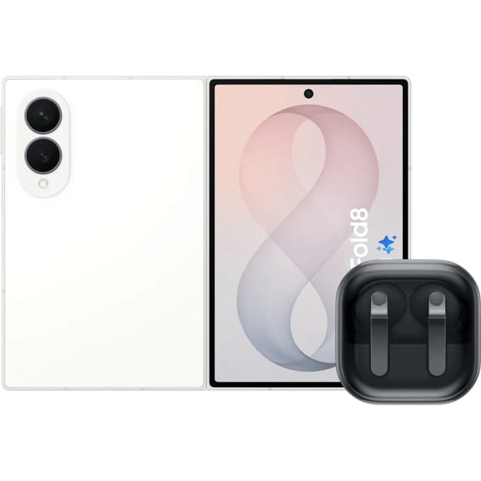 Samsung Galaxy Z Fold 8 256GB Wit 5G + Samsung Galaxy Buds4 Pro Zwart