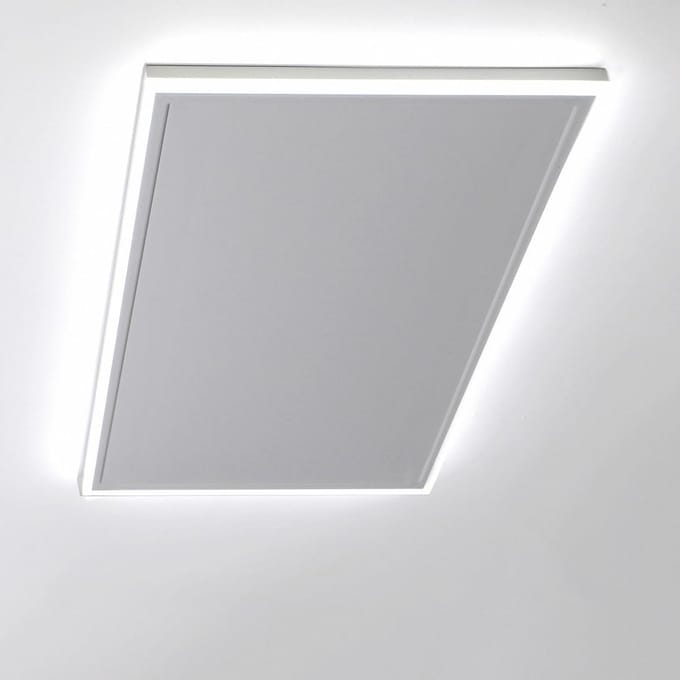 Infraroodpaneel met LED - Elektrische verwarming - Efficiënte warmte - Wifi ingeschakeld - 63x108 cm
