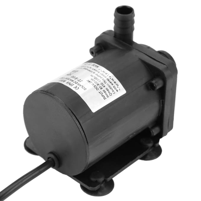 Mini DC Borstelloze Waterpomp voor Zonneboiler 24V 40 celsius ~100 celsius