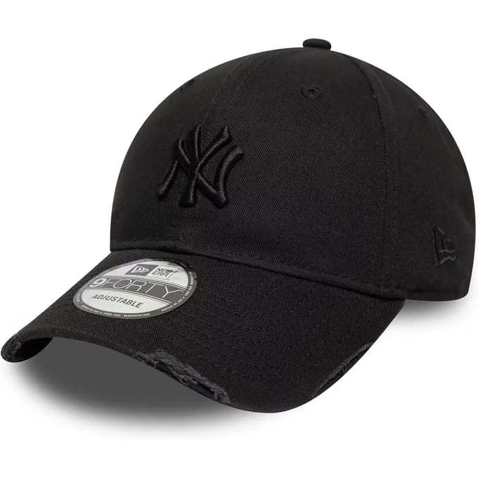 New Era New York Yankees MLB Washed Distressed Black 9FORTY Pet