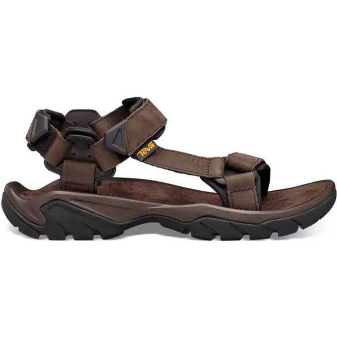 Teva M TERRA FI 5 UNIVERSAL Leren Heren Sandalen - TURKISH COFFEE