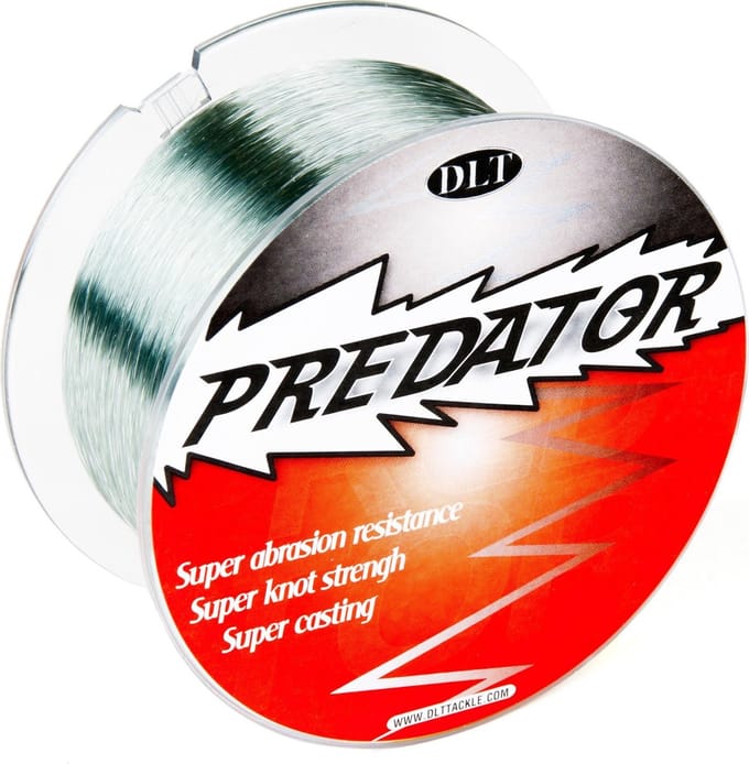 DLT Predator - Nylon Vislijn - 0.18mm - 500m - Grijs - Nylon Draad