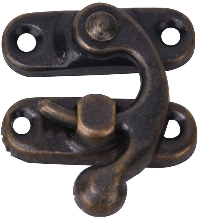 Dailygoods- Klink Antiek Design - Hasp Haak - Toggle Sluiting