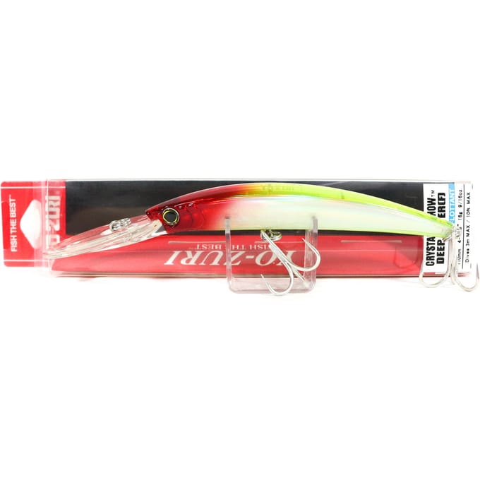 Yo Zuri Crystal Minnow DD 110 mm Drijvend Aas R1135-HCR (2387) black