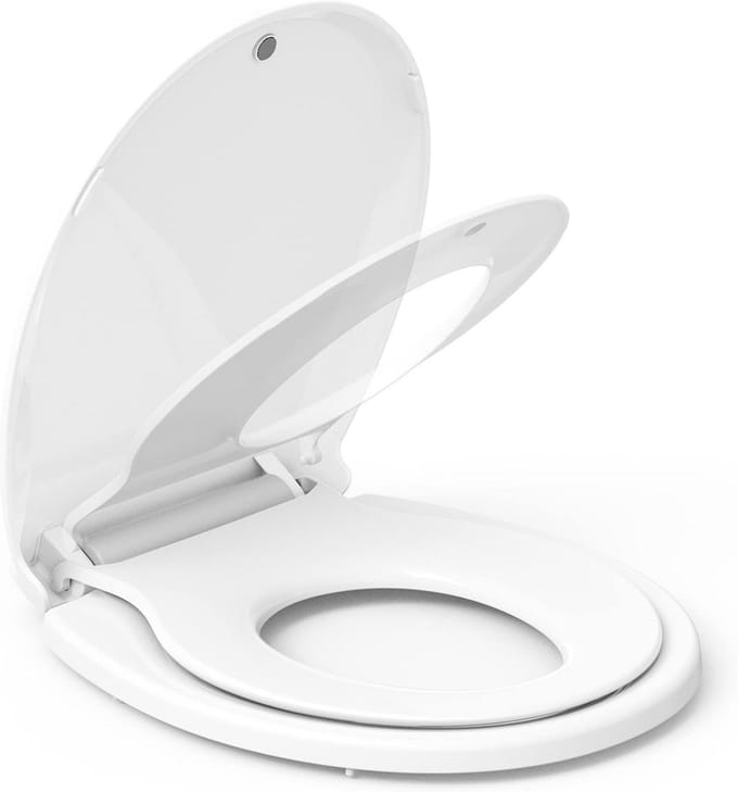 Ronde Toiletzitting met Kinderzitje en Softclose Functie