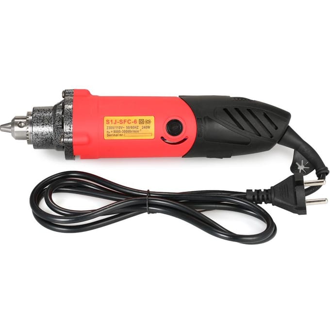 240W elektrische slijpmachine, boormachine, 6-snelheden, variabele snelheid, roterend gereedschap