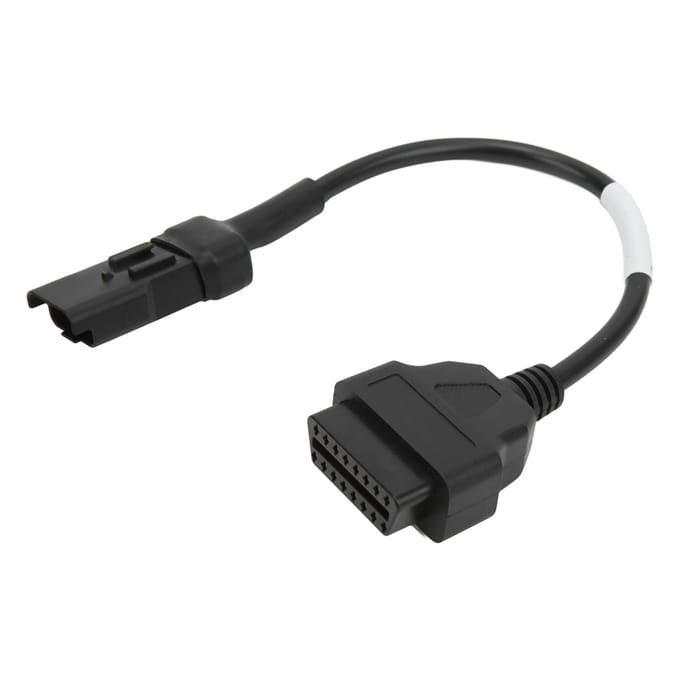Connecteur de Diagnostic Moto 4 Broches Câble Adaptateur OBD Professionnel Remplacement pour Ducati black