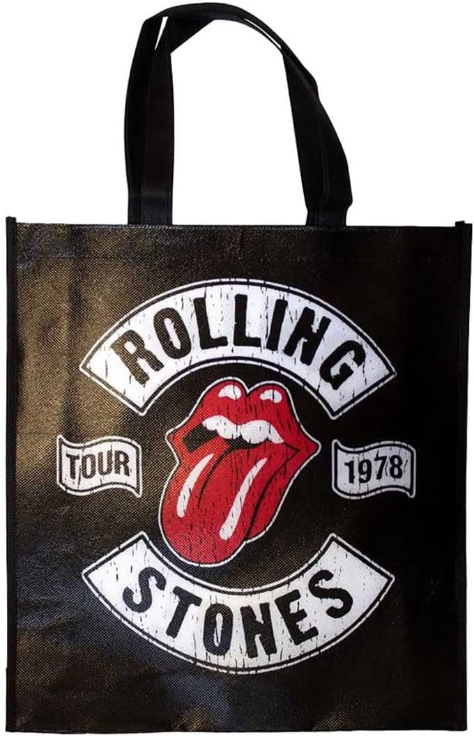 Duurzame boodschappentas met iconisch bandenshirt ontwerp