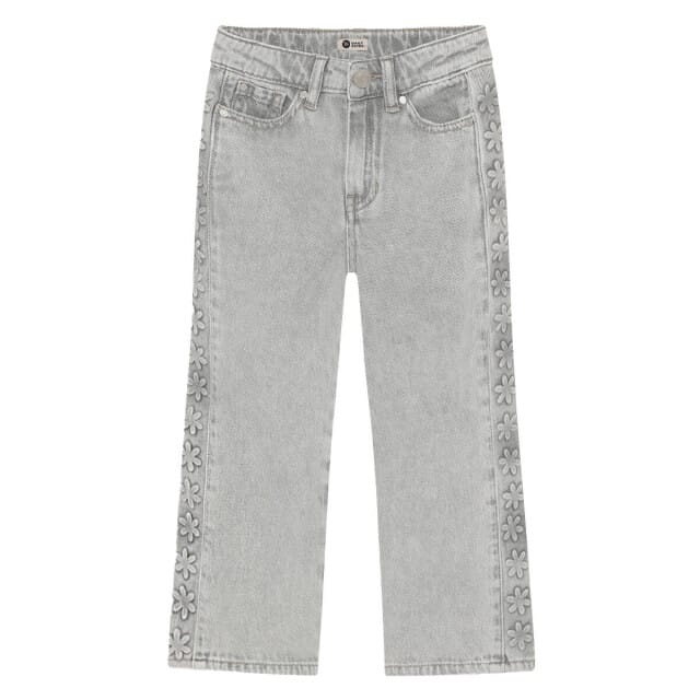 Daily7 - Denim Wide Fit Embossing - 1170 Light Grey Denim - Maat 92