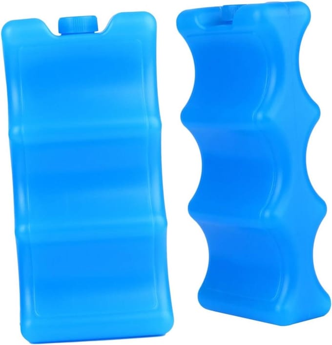 Voedselcontainer Set - Koelbox Elementen - Vers Houden - Herbruikbaar Pakket - 20x10CM - Blauw