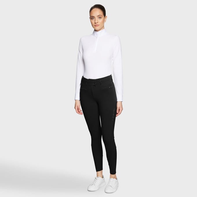 Samshield Claranova Full Grip Hoge Taille Dames XL Zwart