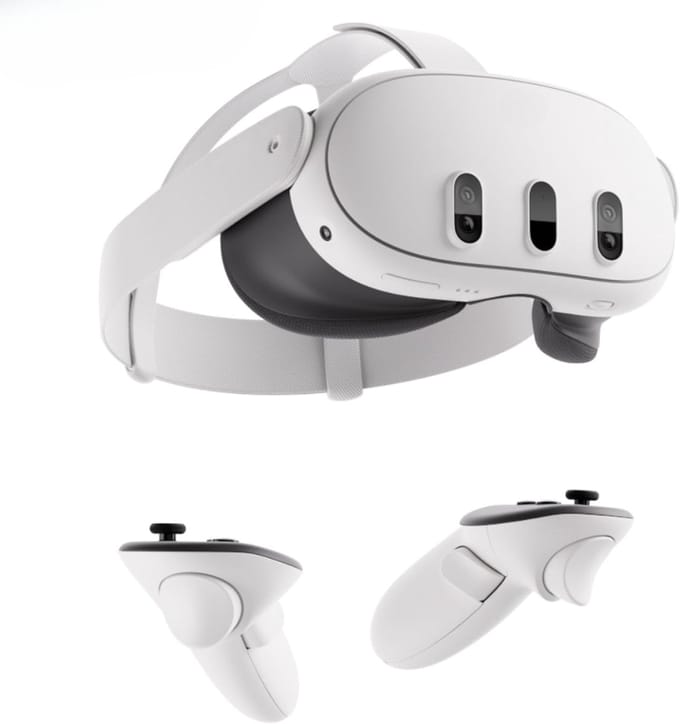 Core® VR Bril met controllers - VR Bril - VR-brillen - Wit - 23cm x 22cm x 13cm