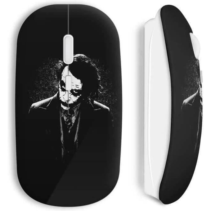 Joker Batman zwarte draadloze muis