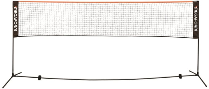 Megaform AirBadminton Net 6m - Mini Tennis Net - Draagbaar en Lichtgewicht.