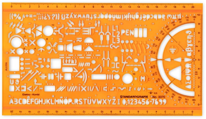 Sjabloon Standardgraph electro-combi - SG-3370
