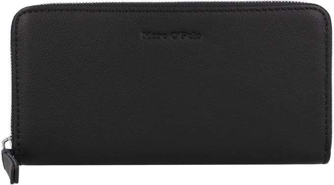 Marc O'Polo portemonnee Finja Zip Wallet Black zwart