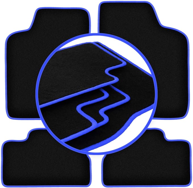 CARLUX-BLUE automatten voor: Daewoo Nexia hatchback, sedan (1994-1998)