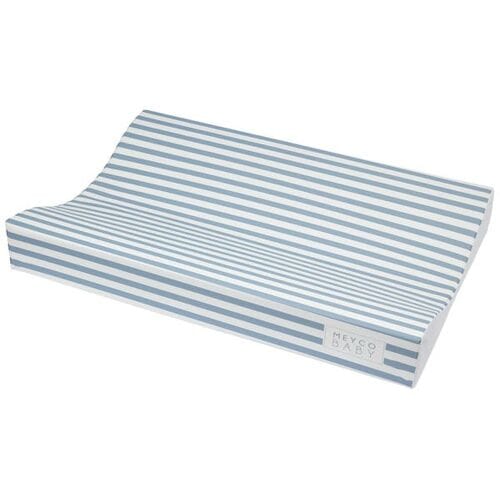 Meyco Baby Fat Stripe aankleedkussen - Jeans Blue - 50x70cm