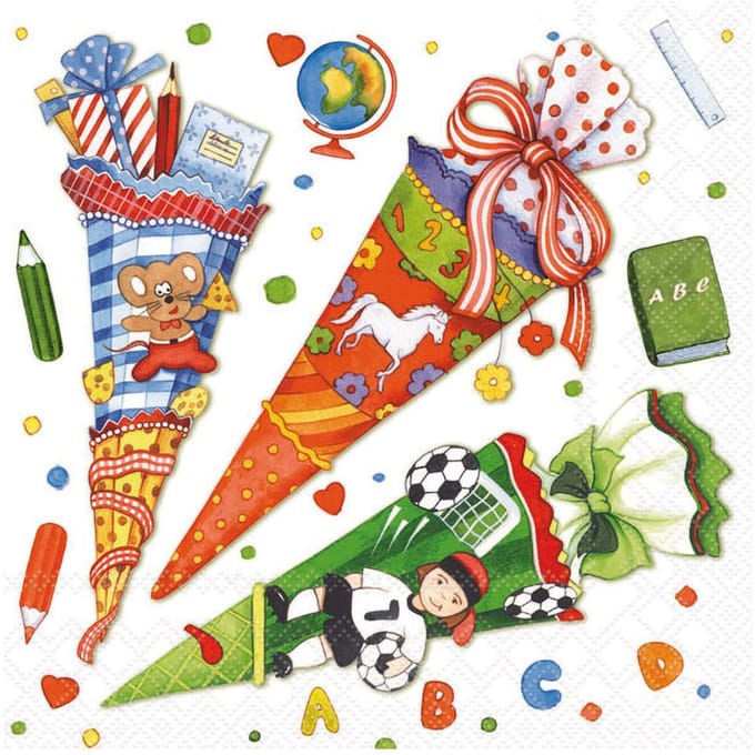 Lunch Servetten Schulanfang - Ambiente - 33x33 cm