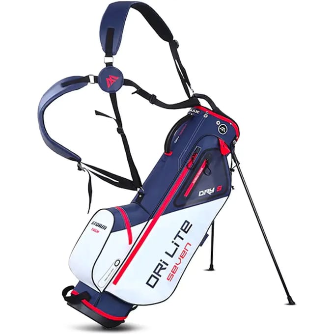 Big Max Dri Lite Seven - Waterdichte Golftas - Standbag - Wit