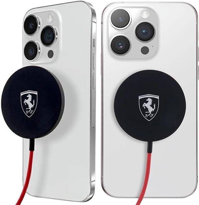 Ferrari - 15W - MagSafe inductieve oplader - zwart