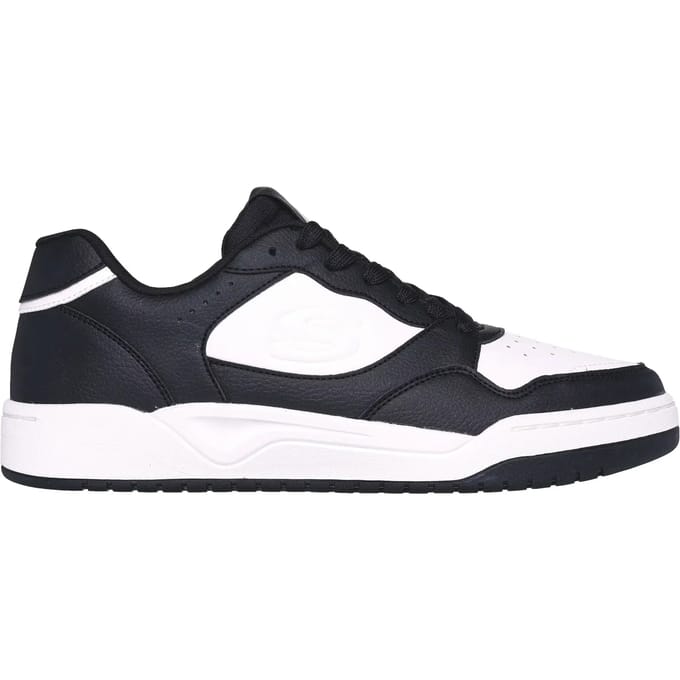 Skechers Koopa-Volley Low Varsity 183240-BKW, Mannen, Wit, Sneakers, maat: 45