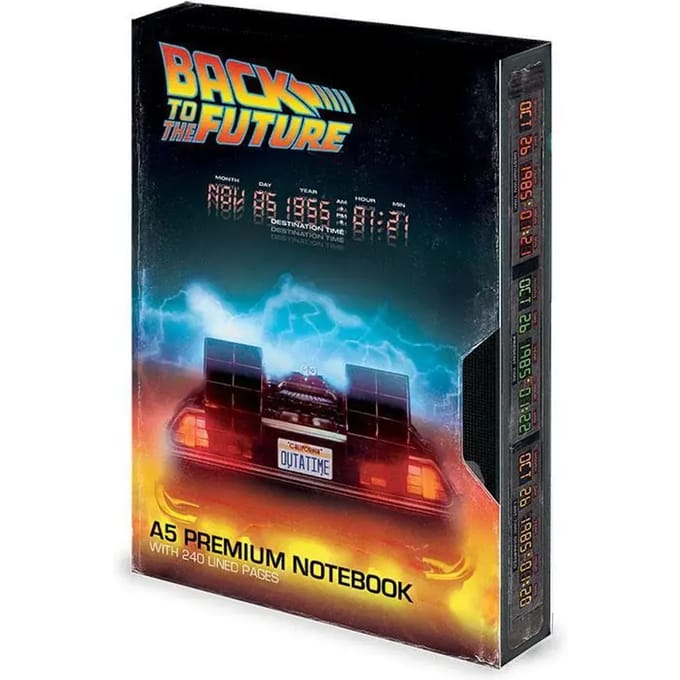 Notebook terug naar de toekomst Pyramid Premium A5 Great Scott VHS